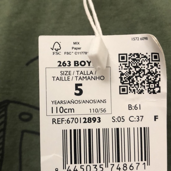 Mango Toddler Boy shirt - Size 5 - Picture 5 of 5